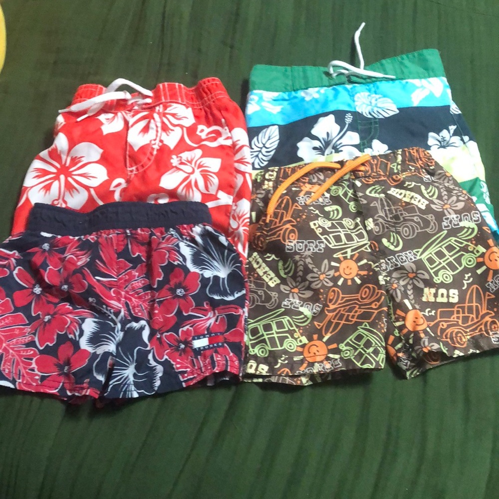 Boys 6-12 mos hawaiian bathing suits